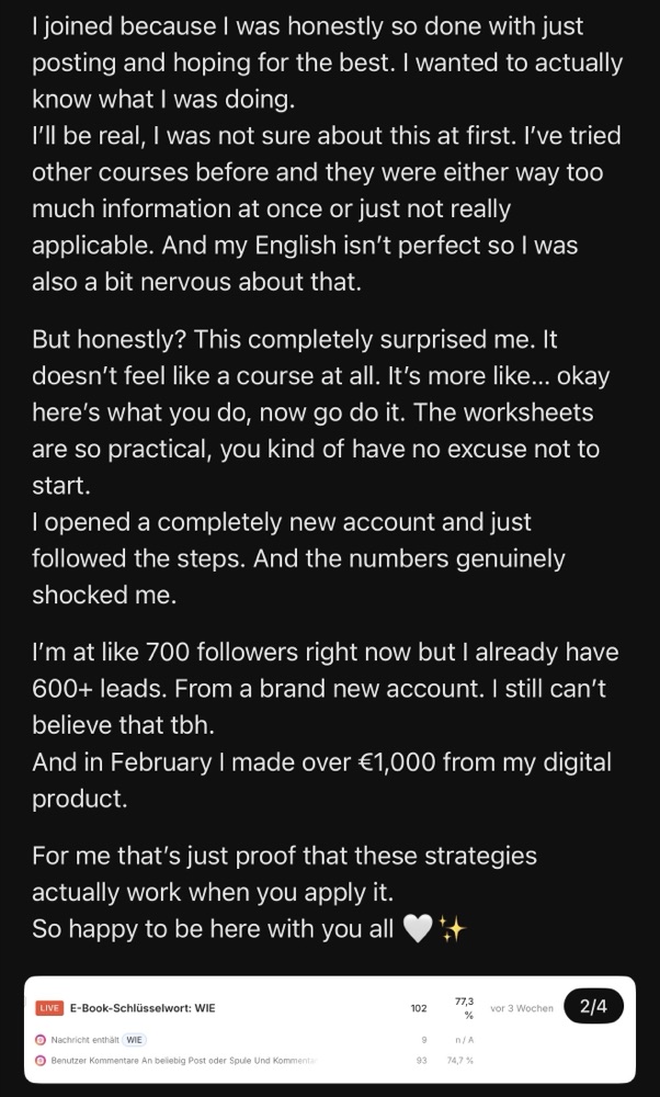 Angie's testimonial