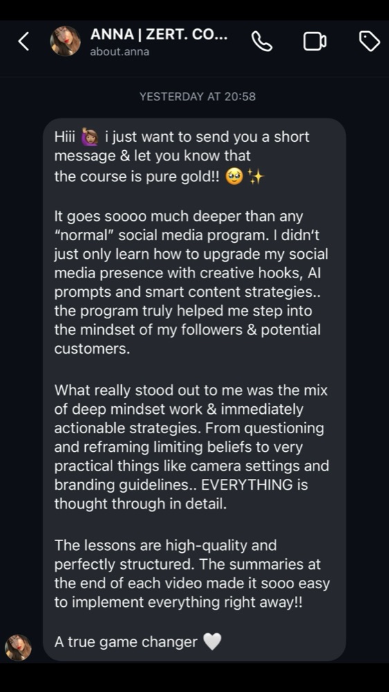 Anna, Certified Coach